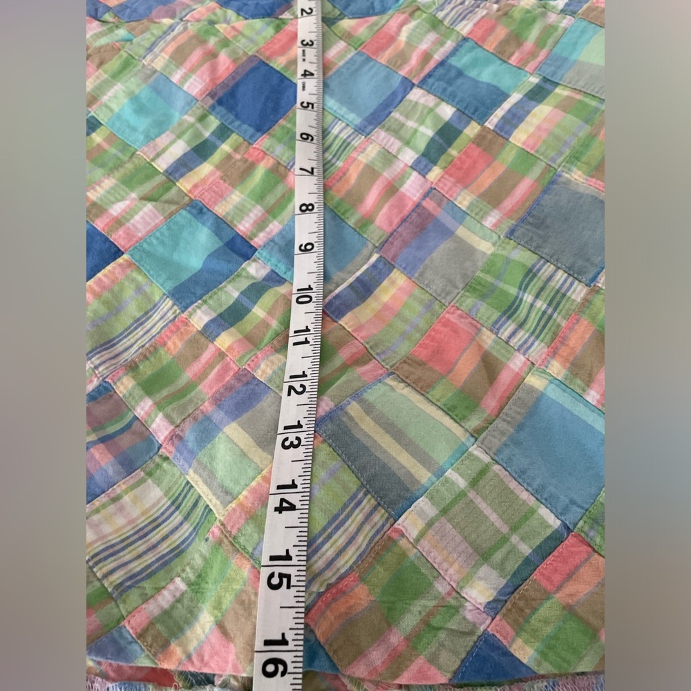 Lady Hagen Patchwork/Pastel Plaid Skort Sz 6 - Picture 11 of 13